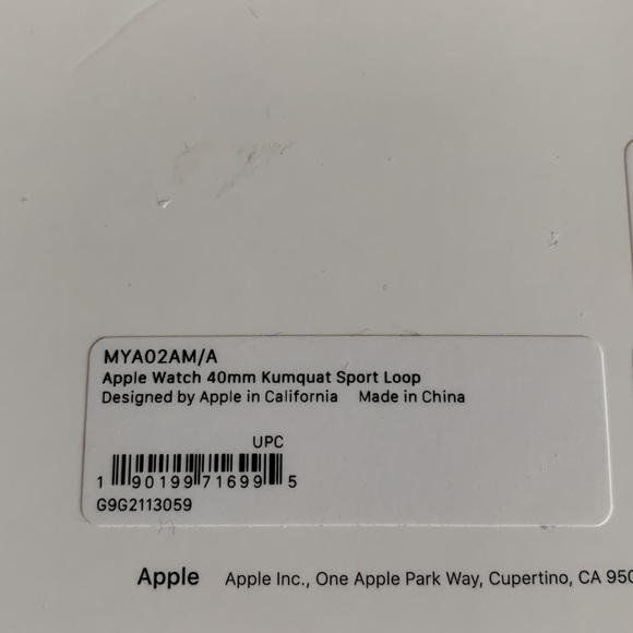 Apple Watch 40mm Kumquat Sport Loop - Picture 5 of 6